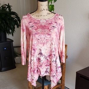 Beautiful Floral And Embellishment Top